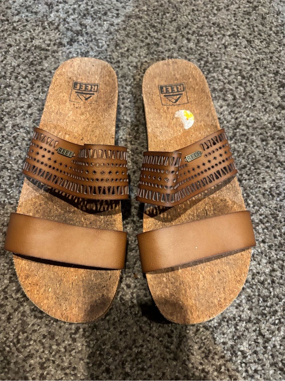 Reef Women’s Cork Double-Strap Sandals